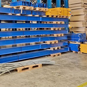 Gebruikte draagarmstelling