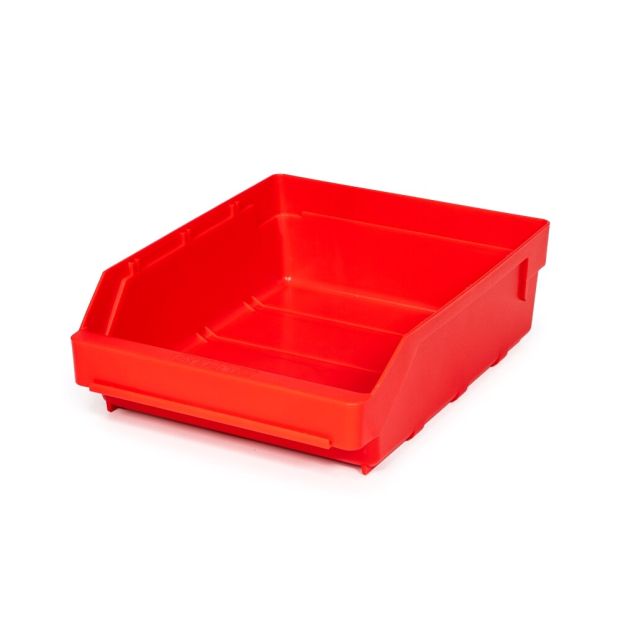 Magazijnbak 3024 Rood 300x240x95mm (lxbxh)