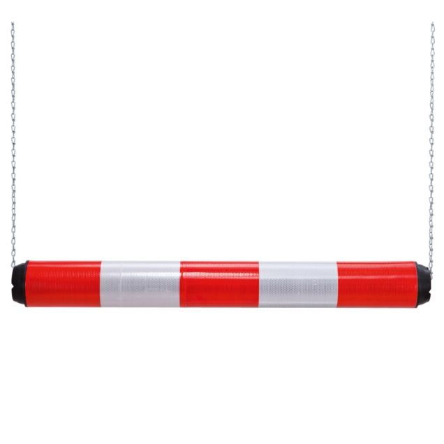 MORION kunststof hoogtebegrenzer Ø 100x950 mm rood/wit