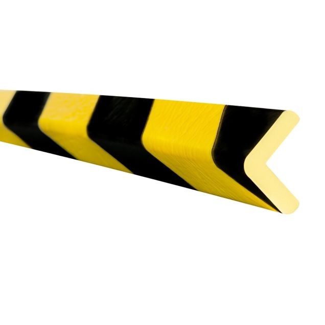 MORION stootrand-L profiel 26x26x7 zelfklevend 5000 mm geel/zwart
