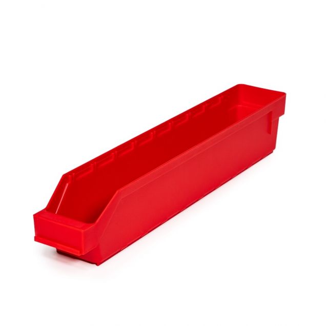 Magazijnbak 5009 Rood 500x90x95mm (lxbxh)
