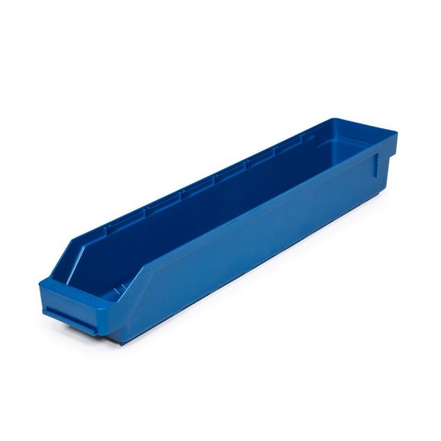 Magazijnbak 6012 Blauw 600x120x95mm (lxbxh)