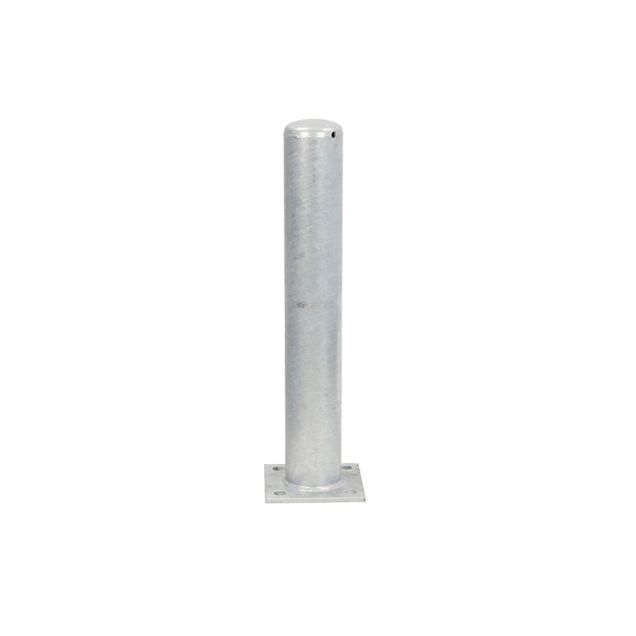Afschermpaal op voetplaat 76x3,25x750mm