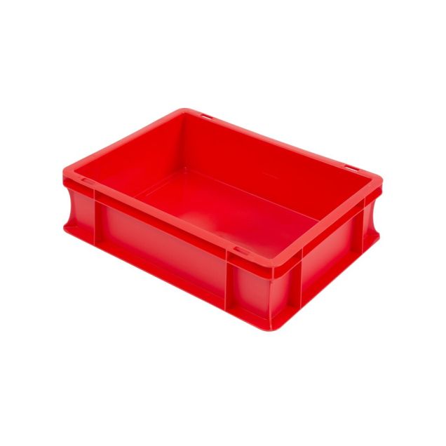 Euronorm stapelbak 400x300x120 mm (lxbxh) rood