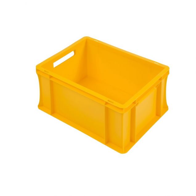Euronorm stapelbak 400x300x220 mm (lxbxh) geel