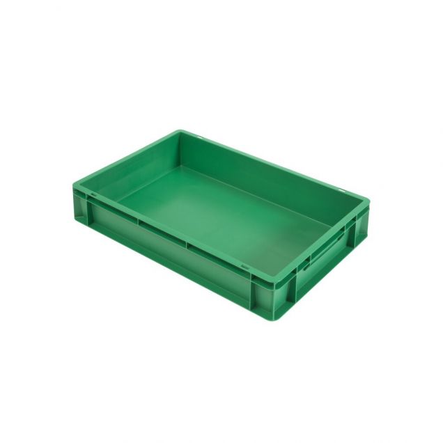 Euronorm stapelbak 600x400x120 mm (lxbxh) groen