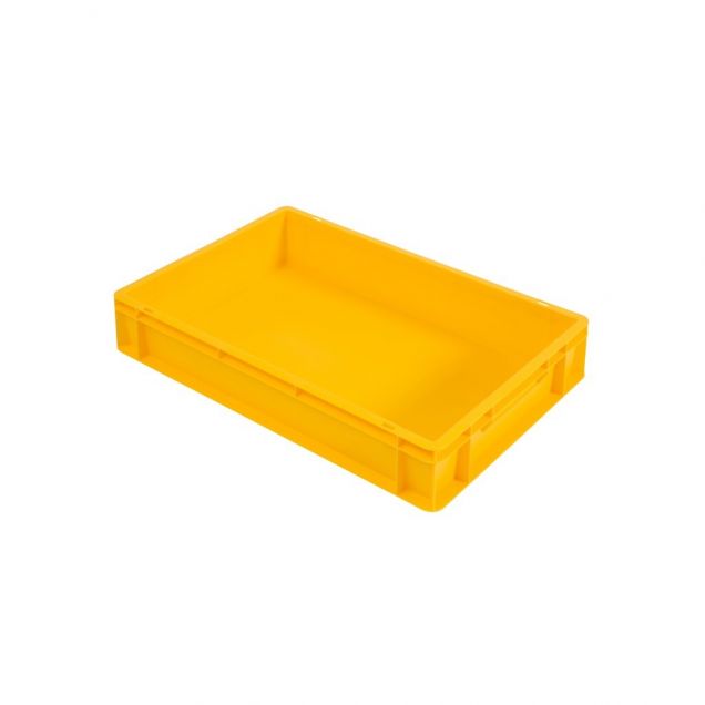 Euronorm stapelbak 600x400x120 mm (lxbxh) geel