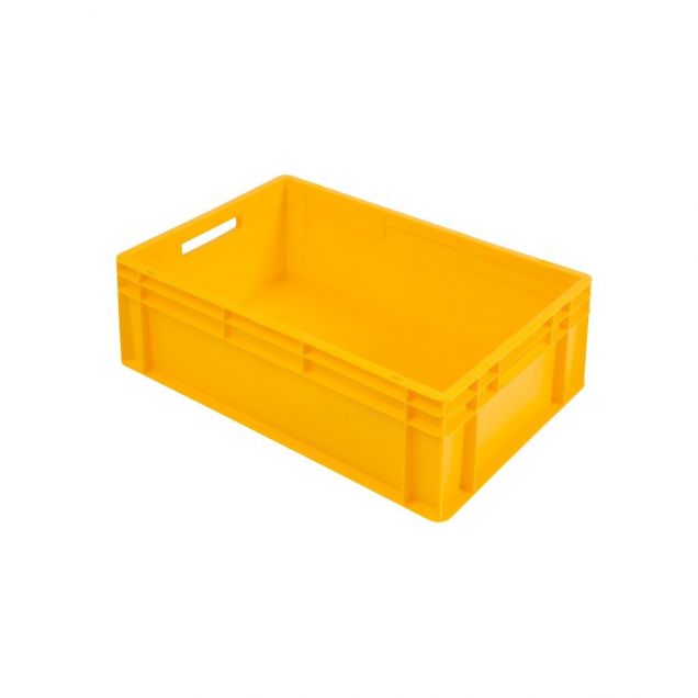 Euronorm stapelbak 600x400x220 mm (lxbxh) geel