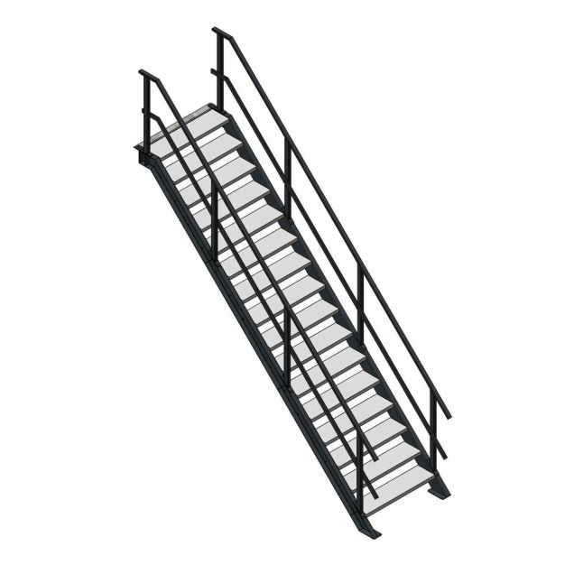 Steektrap, Industriële Trap 3500x1000 mm (hxb)