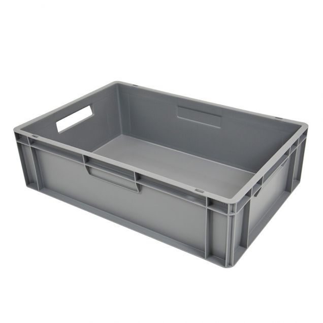 Euronorm stapelbak 600x400x170 mm (lxbxh) lichtgrijs