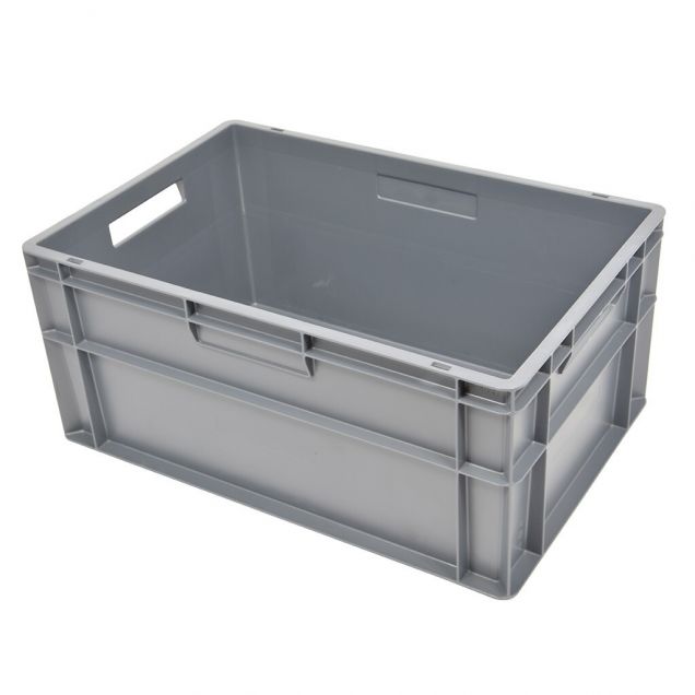 Euronorm stapelbak 600x400x270 mm (lxbxh) lichtgrijs
