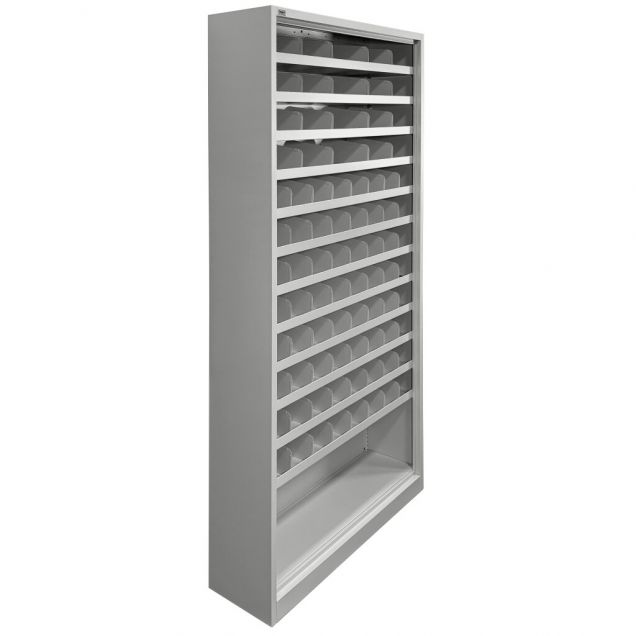 Vakkenkast 2010x1000x300 mm (hxbxd) grijs