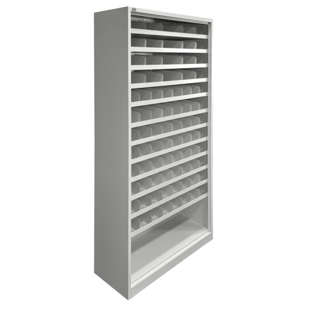 Vakkenkast 2010x1000x400 mm (hxbxd) grijs