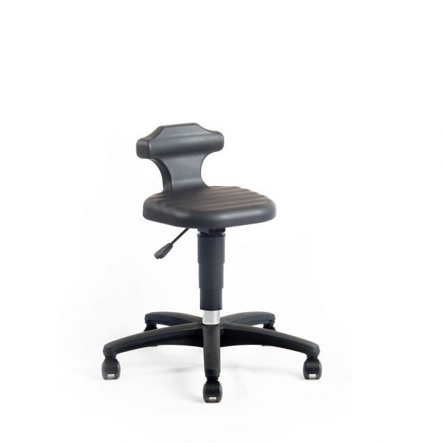 Bimos sta-hulp Flex met wieltjes Zwart