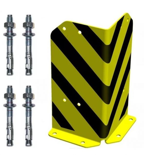 Hoekbeschermer MP 400x200x200mm hxbxd geel/zwart