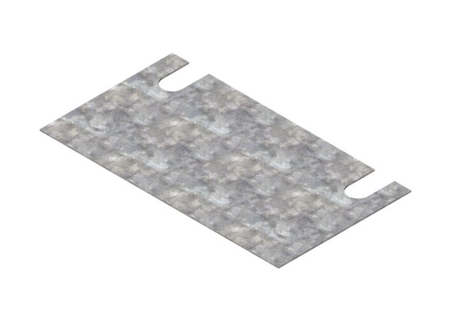 Vulplaat Nedcon 200x100x1mm Verzinkt
