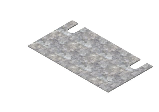 Vulplaat Nedcon 200x100x2mm Verzinkt
