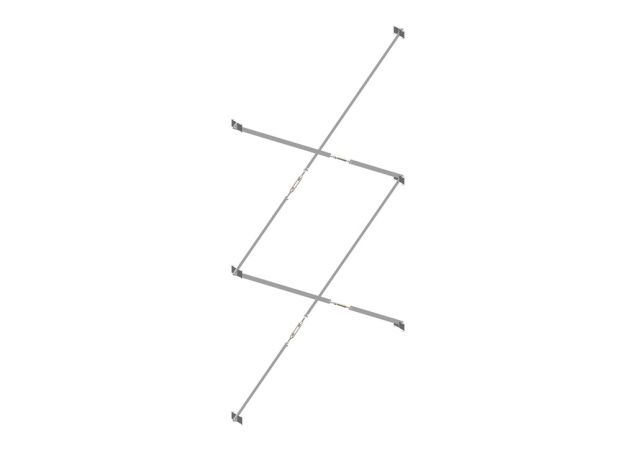 Schoorset Nedcon SF Legbordstelling Dubbelzijdig Verzinkt 2200x1220mm