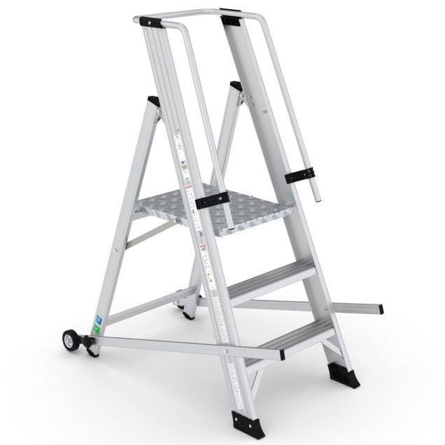Magazijntrap Wixor opvouwbaar 3 treden