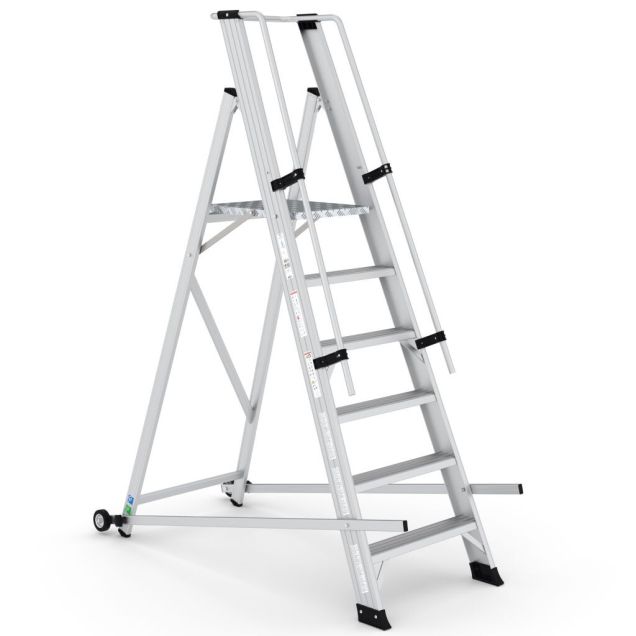 Magazijntrap Wixor opvouwbaar 6 treden