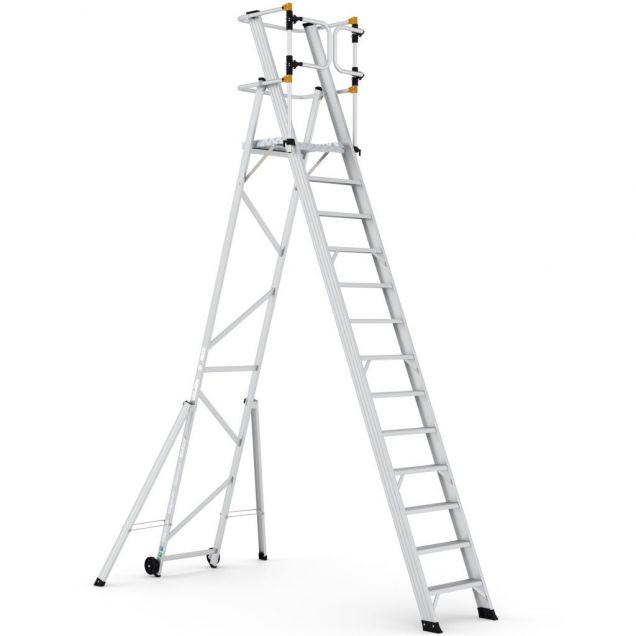 Magazijntrap Wixor opvouwbaar extra veilig 13 treden