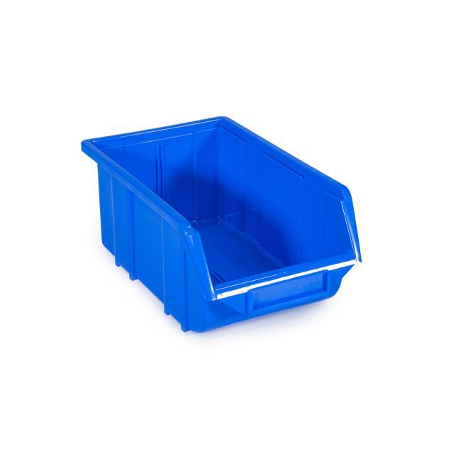 Kunststof stapelbak type 2 355x220x150 mm (lxbxh) blauw