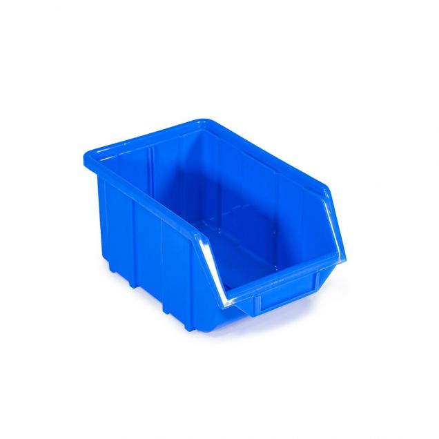 Kunststof stapelbak type 3 250x165x125 mm (lxbxh) blauw