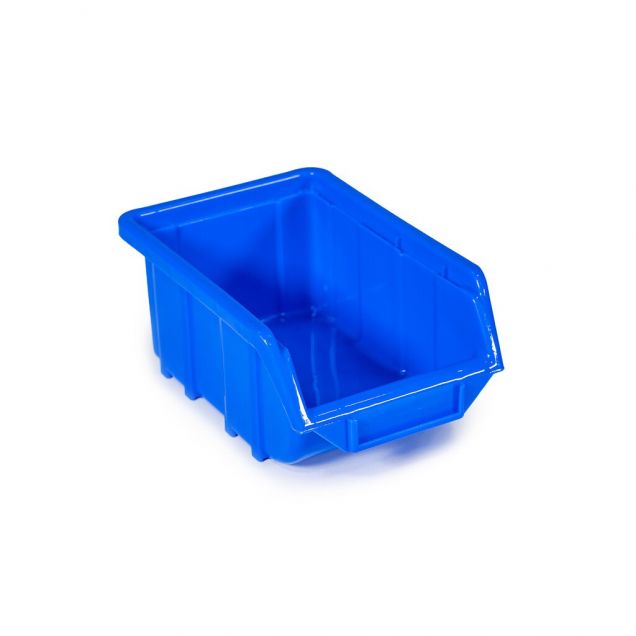 Kunststof stapelbak type 4 170x110x75 mm (lxbxh) blauw