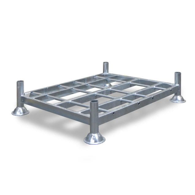 Stapelrek, stapelrack enkel 1545x1180x310 mm (lxbxh)  thermisch verzinkt