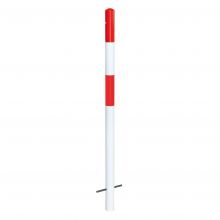 MORION paal betonneren Ø60mm 0 kettingogen rood/wit