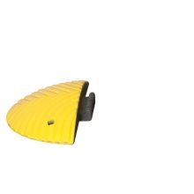 TOPSTOP-7 verkeersdrempel eindstuk man 250x500x70mm Geel