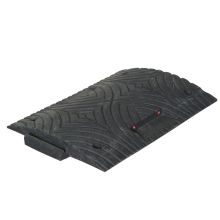TOPSTOP-5 verkeersdrempel middenstuk 500x400x50mm Zwart