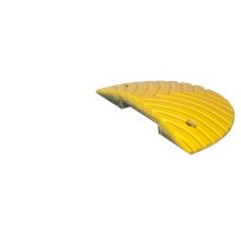 TOPSTOP-5 verkeersdrempel eindstuk vrouw 250x400x50mm Geel