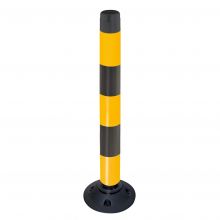 FlexPin geleidepaal Ø100mm x 1000mm geel/zwart