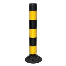 FlexPin geleidepaal Ø100mm x 750mm geel/zwart