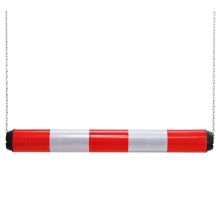 MORION kunststof hoogtebegrenzer Ø 100x950 mm rood/wit