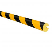 MORION profielstootrand rond Ø 40 mm 1000 mm geel/zwart