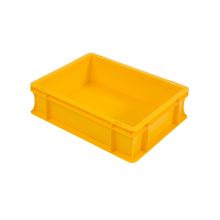 Euronorm stapelbak 400x300x120 mm (lxbxh) geel