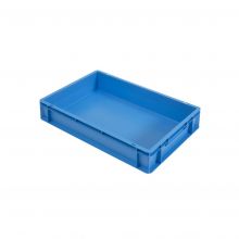 Euronorm stapelbak 600x400x120 mm (lxbxh) blauw