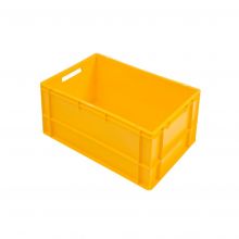 Euronorm stapelbak 600x400x320 mm (lxbxh) geel