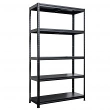 Legbordstelling Pro 5niv 100kg zwart 1800x1000x600 mm (hxbxd)