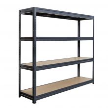 Grootvakstelling Pro 4niv 500kg zwart 1770x2000x450 mm (hxbxd)