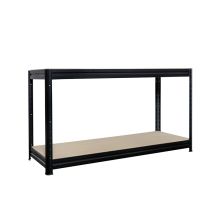 Werkbank Pro 2niv 600kg zwart 870x1600x600 mm (hxbxd)