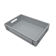 Euronorm stapelbak 600x400x120 mm (lxbxh) lichtgrijs