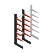 Medium draagarmstelling BR enkelzijdig 2500x750x600mm (hxbxd) 5 niveaus beginsectie 290/arm