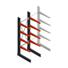 Medium draagarmstelling BR enkelzijdig 2500x750x800mm (hxbxd) 4 niveaus beginsectie 220/arm