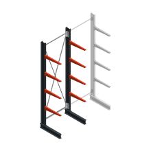 Medium draagarmstelling BR enkelzijdig 3000x1000x600mm (hxbxd) 4 niveaus beginsectie 425/arm