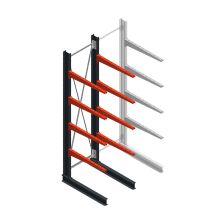 Medium draagarmstelling BR enkelzijdig 3000x750x1000mm (hxbxd) 4 niveaus beginsectie 275/arm