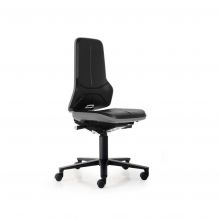 Bimos werkstoel Neon met wieltjes Grijs