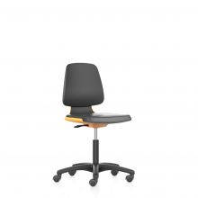 Bimos werkstoel Labsit met wieltjes Wit